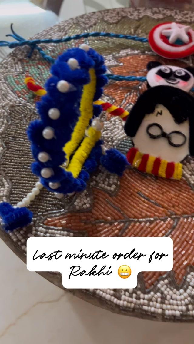 Customizable Handmade Rakhi - Image 1
